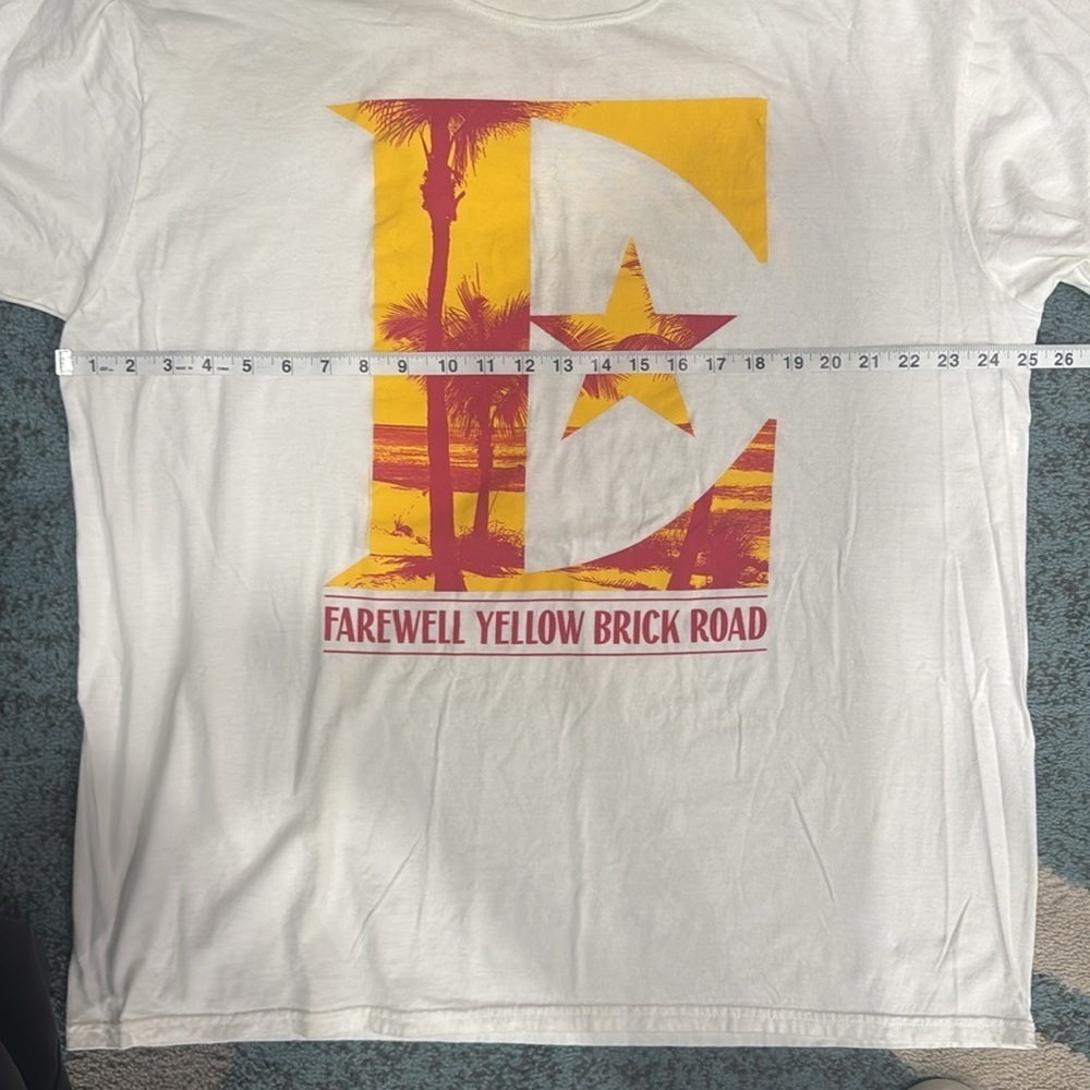 Elton John Florida Farewell Yellow Brick Road Tour Tee. Sz XXL - Picture 8 of 10